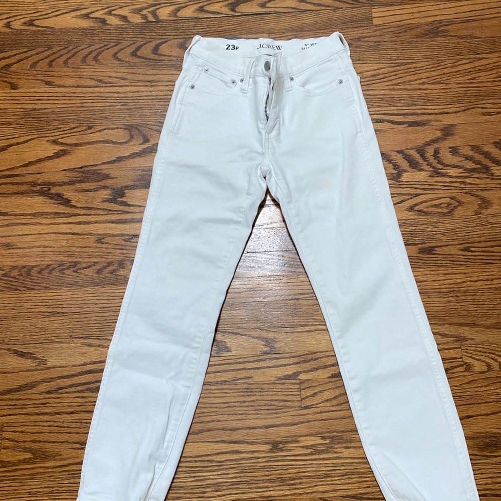Jcrew white jeans